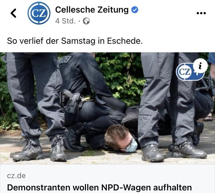 Sachbeschädigung in Eschede: Linker Randalierer verurteilt