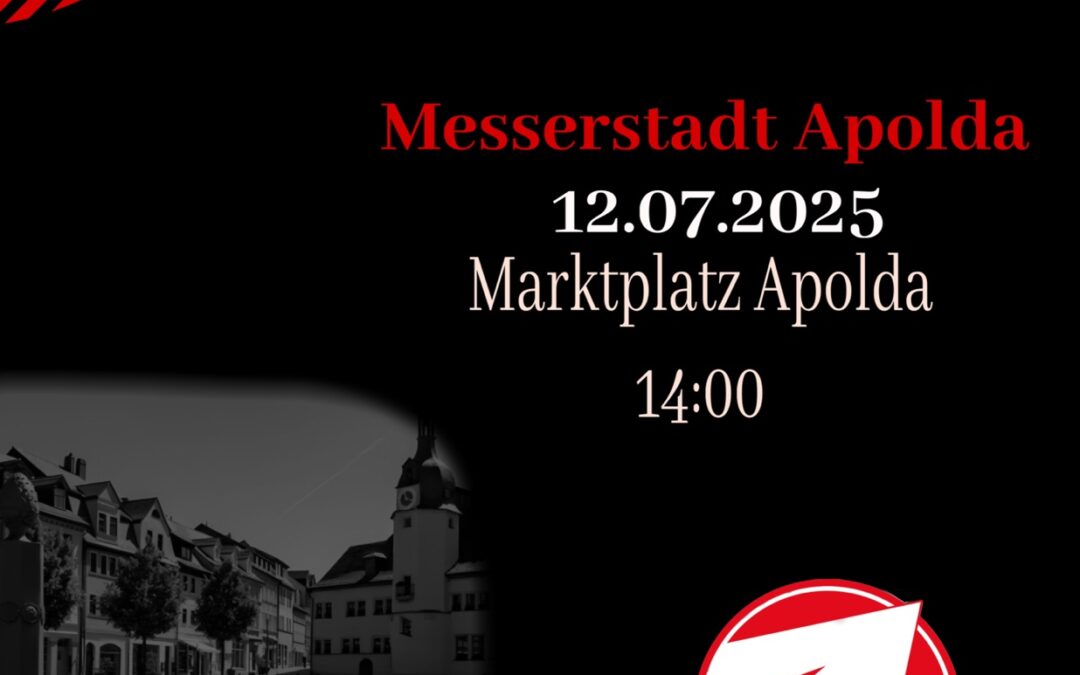 Thüringen  – Demoaufruf für Apolda