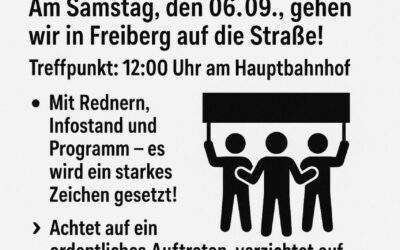 Demonstration in Freiberg!