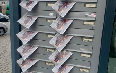 Flugblattverteilung in Thüringen